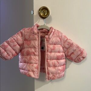 GAP Disney Minnie Mouse Cute Pink Puffer Jacket in size 0-6M